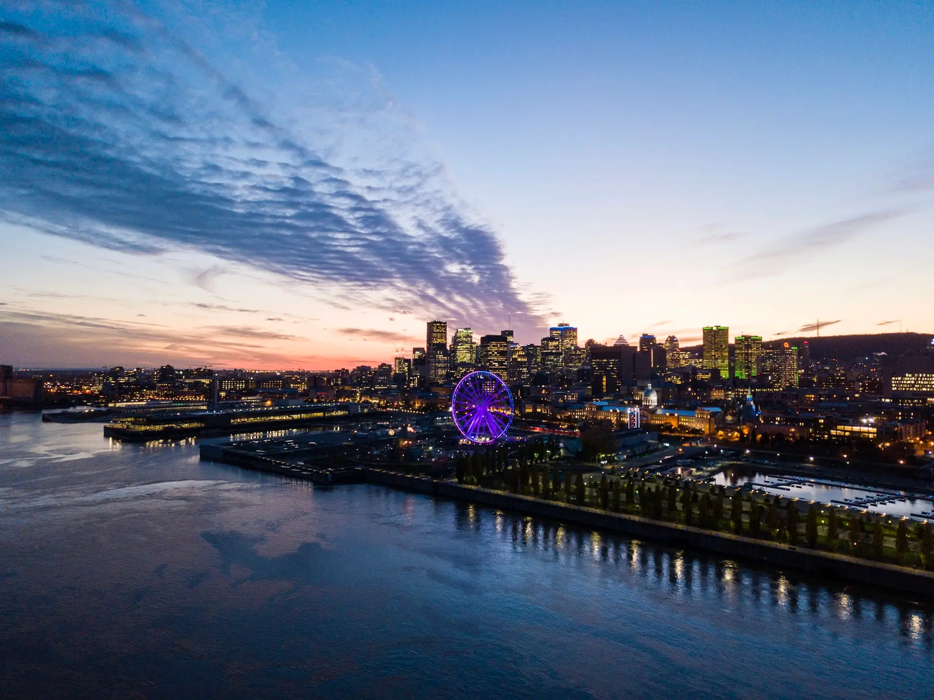 The Montreal skyline